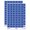 Dark Blue, variant on Void Double Line Border Sticker Set - Red - Gloss Finish - 1.25" Mini