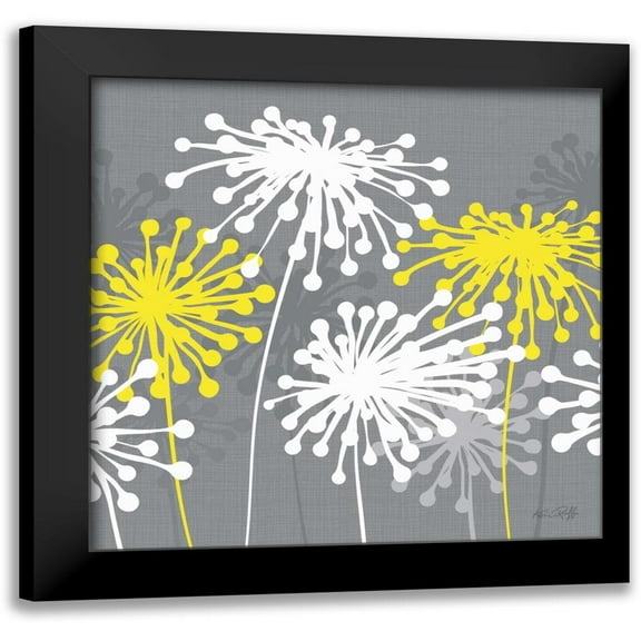 Ruff, Kris 12x12 Black Modern Framed Museum Art Print Titled - Dandelion I