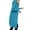 winter coats for women-Blue, variant on Plus Size Jackets for Women Winter Solid Color Thickening and Fleece Casual Zipper Long Sleeve Pocket Hooded Long Sweater Blue