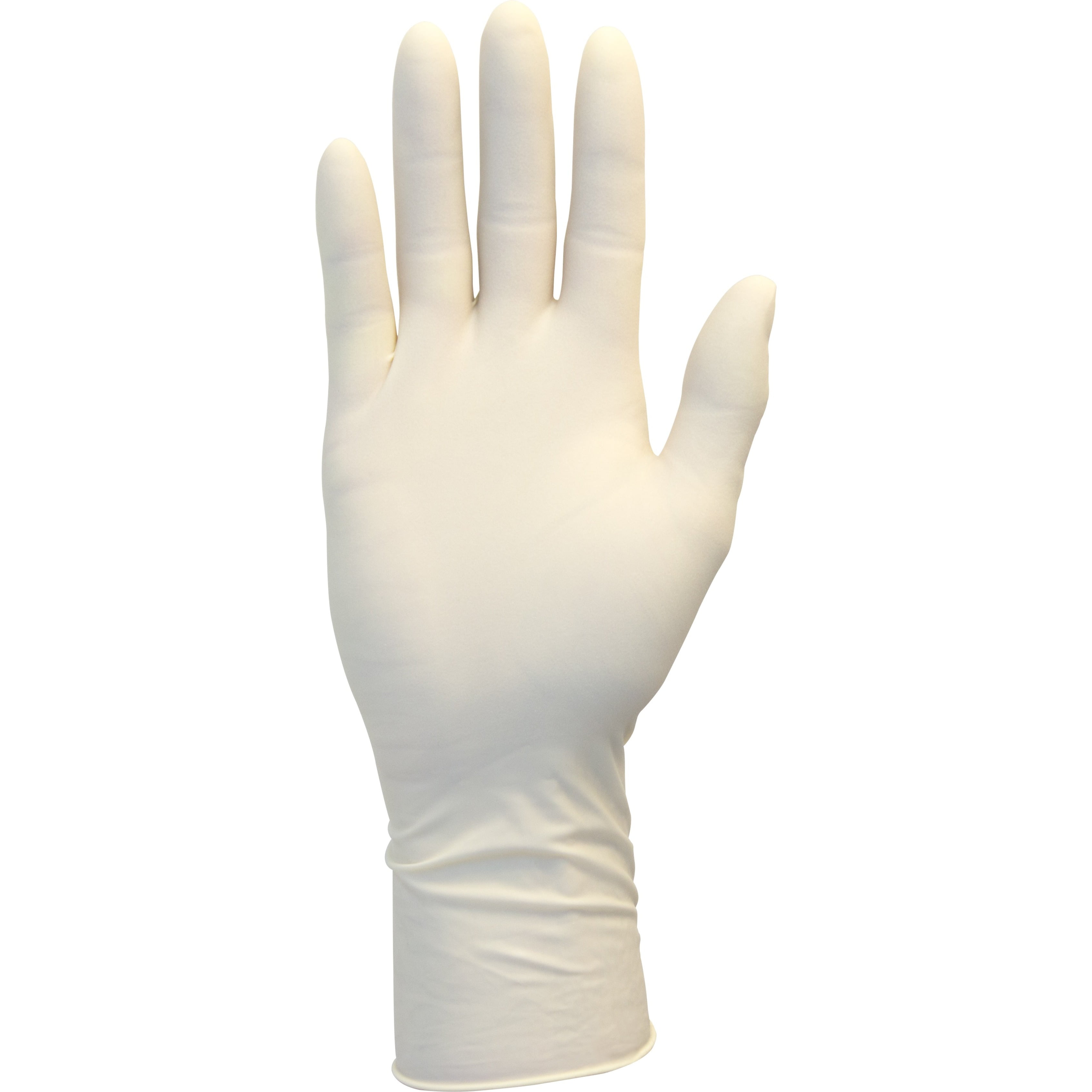 Box of 100 Safety Zone Powder Free Disposable Natural Latex Gloves 