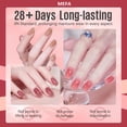 thumbnail image 4 of Set de esmaltes de uñas MEFA Jelly Gel 12 colores para mujeres y niñas, 4 of 9