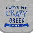 thumbnail image 4 of Inktastic Greek Family Funny Boys or Girls Baby Bib, 4 of 4