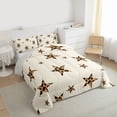 thumbnail image 3 of Castle Fairy Vintage Stars Print Full Size Comforter Sets,Cheetah Print Bedding Sets, 3 of 8