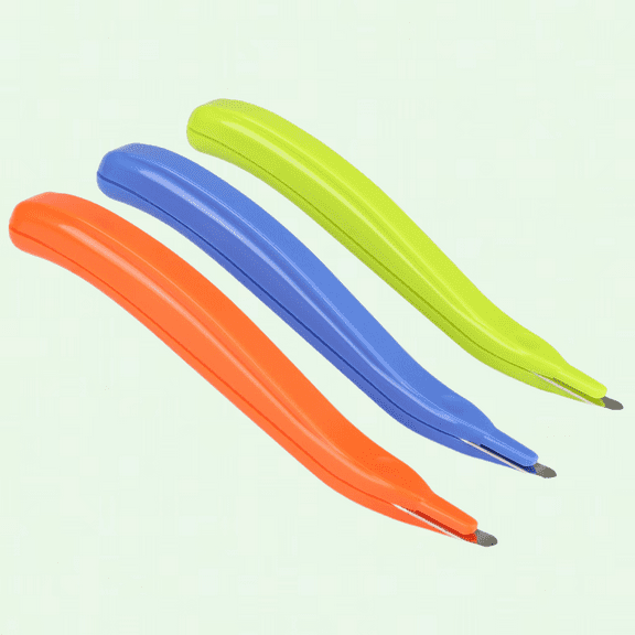 Professional Magnetic Staple Remover, Easy Grip, 3-Pack, Multiple Colors