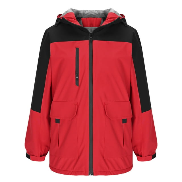 fheaev Manteau à Capuchon pour Femmes Manteau de Ski Chaud Manteau d'Hiver pour la Neige Imperméable Coupe-Vent Manteau de Planche à Neige à Capuchon pour la Randonnée et le Voyage
