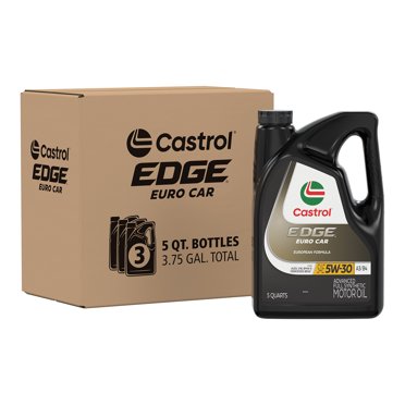 Castrol EDGE Euro 5W-30 A3/B4 European Advanced Full Synthetic Motor ...