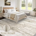thumbnail image 2 of Alfombra losbulake 244 x 305 cm lavable, antideslizante, pelo corto, beige, 2 of 9