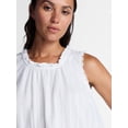 thumbnail image 5 of Time and Tru Women's Flowy Lace Inset Tank , Sizes XS-XXXL, 5 of 6