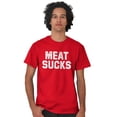 thumbnail image 5 of Meat Sucks Vegan Vegetarian Veggie Men's Graphic T Shirt Tees Brisco Brands M, 5 of 5