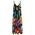 thumbnail image 5 of Mexican Flowers Sleeveless Dress dresses for special events Evening dresses cute dress, 5 of 6