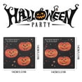 thumbnail image 4 of Halloween Refrigerator Witch Pumpkin Skeleton Stickers Decorative Fridge Set For Home Kitchen Party 6PCS, 4 of 6