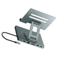 thumbnail image 4 of Foldable Rotating Laptop Stand With Type C Adapter 100W Charging RJ45 Networking, 4 of 13