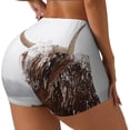 thumbnail image 2 of Naloa Yak Biker Shorts for Women Seamless Scrunch Short Women’s Yoga Shorts for Gym Running Sport Shorts - X-Large, 2 of 9