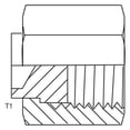 thumbnail image 3 of Dayco 143121 O-Ring Face Seal Cap Nut, 3 of 5