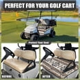 thumbnail image 4 of Whosucclay Geometric Pattern Golf Cart Seat Cover, Elastic Wear-Resistant Towel for 2 Person Golf Cart Seat Breathable Golf Cart Seat Protector, 52.36"x 32.28", 4 of 7