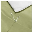 thumbnail image 5 of King Comforter Set - Sage Green Microfiber Bedding Set - 8 Piece King Duvet Cover Set with Pillow Shams - Soft & Wrinkle Resistant Bedding for Bedroom, 5 of 7