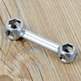 thumbnail image 4 of Bicycle Hexagon Wrench, Solid Color Dog Bone Shape Zinc Alloy Cycling Spanner, Portable Maintenance Fix Tool for Road Mountain Biking (10 in 1 Wrench), 4 of 6