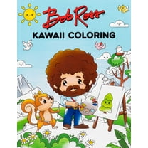 Bob Ross Kawaii Coloring, 144 pages (Paperback)