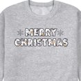 thumbnail image 3 of Disney Winnie The Pooh - Merry Christmas Characters - Men's Crew Neck Fleece Pullover, 3 of 5
