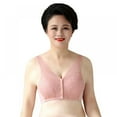 thumbnail image 6 of Xmarks 2 Pack Convenient Front Button Bra Sleep Bras Front Closure Everyday Sports Bras for Middle Aged Elder Woman 36/80, 6 of 9