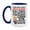 White/Midnight Blue, variant on Reader Trump Mug, Funny Gift Idea For Reader, 11Oz Or 15Oz Ceramic Coffee Cup