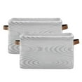 thumbnail image 2 of IAUYY Set of 2 Storage Cubes with Handles-Not Prone to Deformation Canvas Storage Baskets for Bedroom Closet Living Room Decorative Storage Baskets No Decorative Elements, 2 of 9
