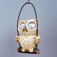 thumbnail image 2 of Creative Solar Resin Owl Statue LED Patio Lawn 9F3145C1 Brown, 2 of 8