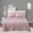 Blush, variant on Twin Size Bed In A Bag, 4PCS Queen Sheet Set, Blush Cotton Bedding Set,Polyester Bed Sheet Set, Household Supplies & Décor Bedding Bedding Sets
