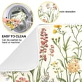 thumbnail image 2 of Yayeee Dish Drying Mat for Kitchen Counter 16"x18" Microfiber Absorbent Pad, Colorful Wildflowers, 2 of 7