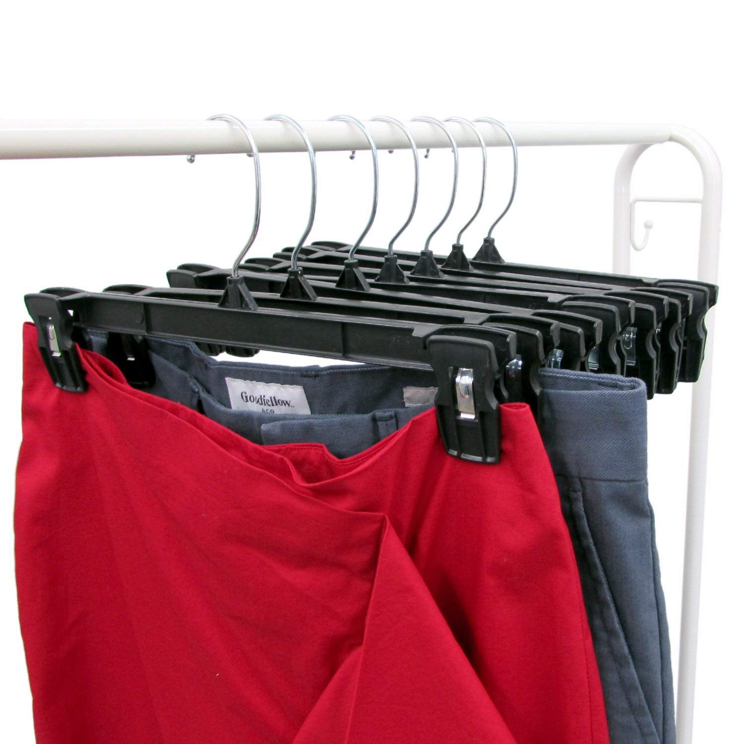 Kitcheniva Durable Trousers Skirts Hangers - Pack of 60, Pack of