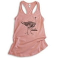 thumbnail image 1 of Giraffe Chicken Ostrich Tank Top, Ladies Racerback Tank Top, Ostrich Tank, Funny Farmer Farm Animal Tank, Desert Pink, Large, 1 of 3