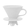 thumbnail image 1 of Shisuyan 1pc Filter Cup Coffee Pot Filter Cup Coffee Drip Filter Ceramic Coffee Filter (White), 1 of 9