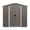 Gray, variant on CarButler 6x5ft Metal Outdoor Storage Shed With Window and Lockable Sliding Doors for Garden Backyard Patio Lawn Gray
