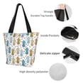 thumbnail image 3 of Bingfone Cartoon Poodle Dog Women Shoulder Tote Bags Casual Bag Ladies Shopping Handbag, 3 of 6