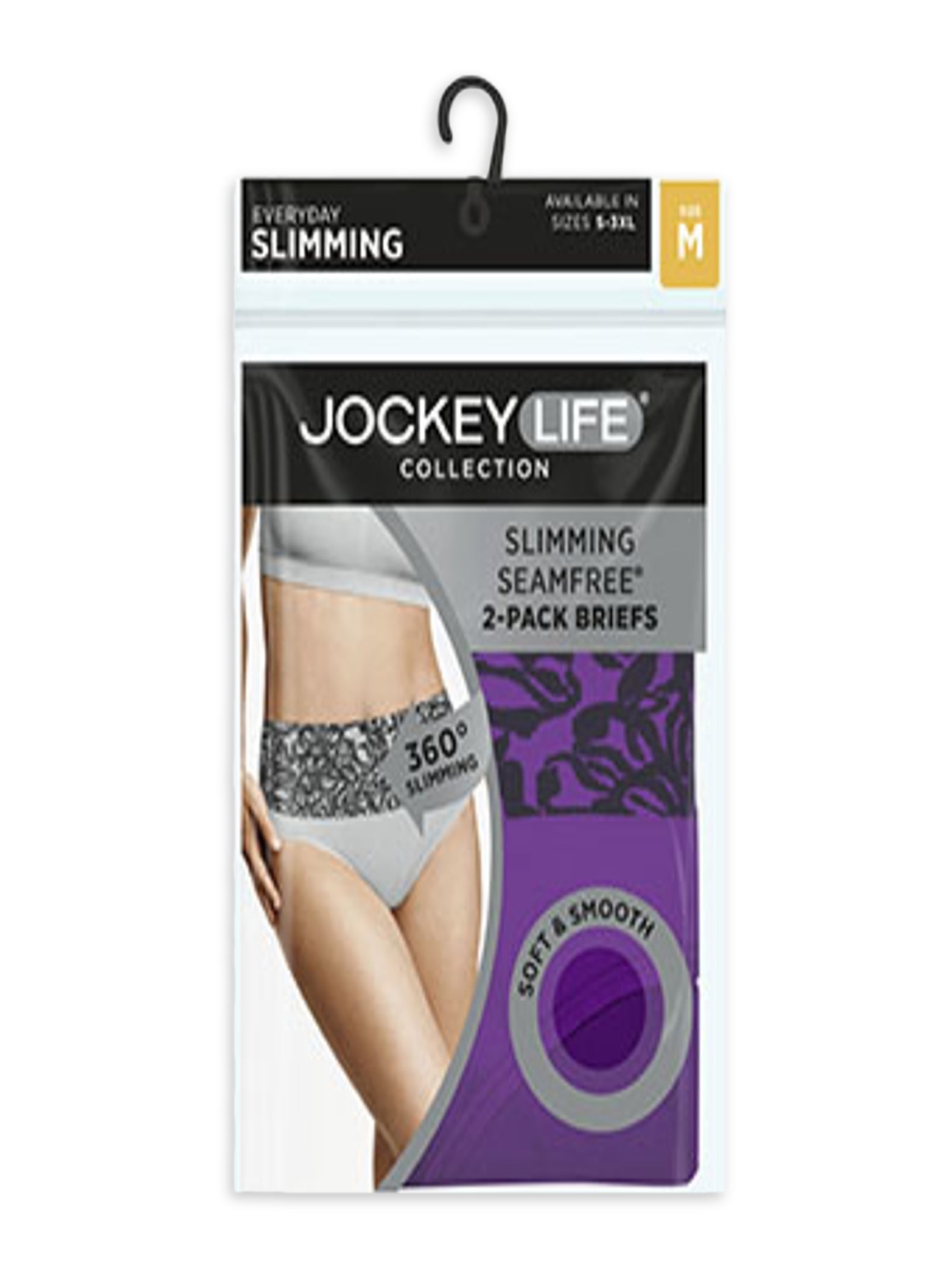 Life by Jockey - Jockey Life 2pk Women's Slimming Seam Free Brief - Walmart.com - Walmart.com