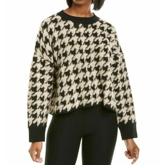 new MAX STUDIO women sweater A709594 CAMBKLHB black beige L $108