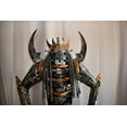 thumbnail image 2 of Nifao Colorfull impresive Statue of a warrier made of metal scraps – Outdoor Garden Decor Sculpture, 48"L x 20"W x 82"H, 2 of 12
