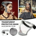 thumbnail image 2 of Beiou 1Pcs Full Face Super Protective Mask Anti-Fog Shield Safety Transparent Head Cover US,Black, 2 of 12