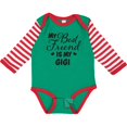 thumbnail image 3 of Inktastic My Best Friend is My Gigi with Hearts Boys or Girls Long Sleeve Baby Bodysuit, 3 of 5