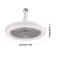thumbnail image 2 of Ventilador de techo aromático de 30W, luz LED E27 con Control remoto, ventilador de aromaterapia con rotación de 360 ​​grados, regulable, 3 velocidades para dormitorio y sala de estar, 2 of 9