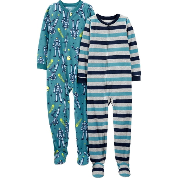Pijamas Simple Joys by Carter's para Niños Pequeños, Paquete de 2, 4 Años