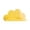 Yellow, variant on Floating Cloud Shelves for Wall White Wavy Small Floating Shelves for Bathroom Living Room Bedroom Corner Nursery Decor,27×8×15 cm