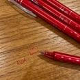 thumbnail image 4 of BINGLI 6 Pcs Erasable Gel Pens Erasable Retractable Pens 0.5mm Red Ink Smooth Writing Pen Aesthetic Pen for Women Men Girls Boys Office School Supplies (6Pcs Red Ink), 4 of 7