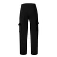 thumbnail image 6 of JTieacloth Mens Casual Stretch Chino Pant Men's Casual Pants Comfortable Relaxed Fit Stretchable Breathable Soft Lightweight Everyday Wear Durable Versatile Stylish Black, 6 of 6