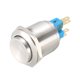 thumbnail image 1 of Interruptor de botón pulsador de metal de enclavamiento cabeza alta 22mm diámetro de montaje 1NO 1NC 1pcs, 1 of 5