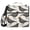 Blackbirds with Crown, variant on 3 Ring Zipper Binder with Shoulder Strap Waterproof Trapper Keeper 2 Inch D-Ring 500 Sheets Capacity Shells Palm Trees Starfish