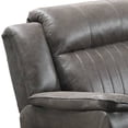 thumbnail image 3 of Fabric Manual Recliner Chair with Pillow Top Arms Gray, 3 of 4