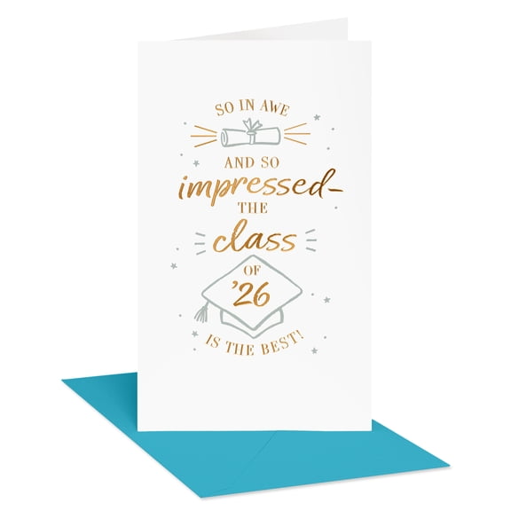 American Greetings Graduation Money/Gift Card Holder for Class of 2026 Graduate (So Impressed)