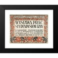 thumbnail image 2 of Aleksander Grzybowski 24x19 Black Modern Framed Museum Art Print Titled - Chamber of Commerce and Industrial in Krakow. Exhibition of Work Scholarship Holders. (1913), 2 of 5