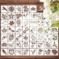thumbnail image 1 of XWSHYW Decoraciones para El Hogar Plantillas de Flores Grandes para Vallas de Jardín: Decoración de Bricolaje 2024 Nueva Plantilla Floral Reutilizable para Pintar Sobre Patrones de Setos de Pared de, 1 of 6